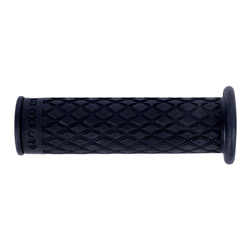 Load image into Gallery viewer, Oxford Retro Hand Grips - Black (For 22mm Bars)