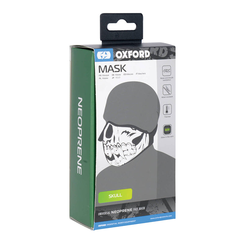 Load image into Gallery viewer, Oxford Neoprene Face Mask - Skull