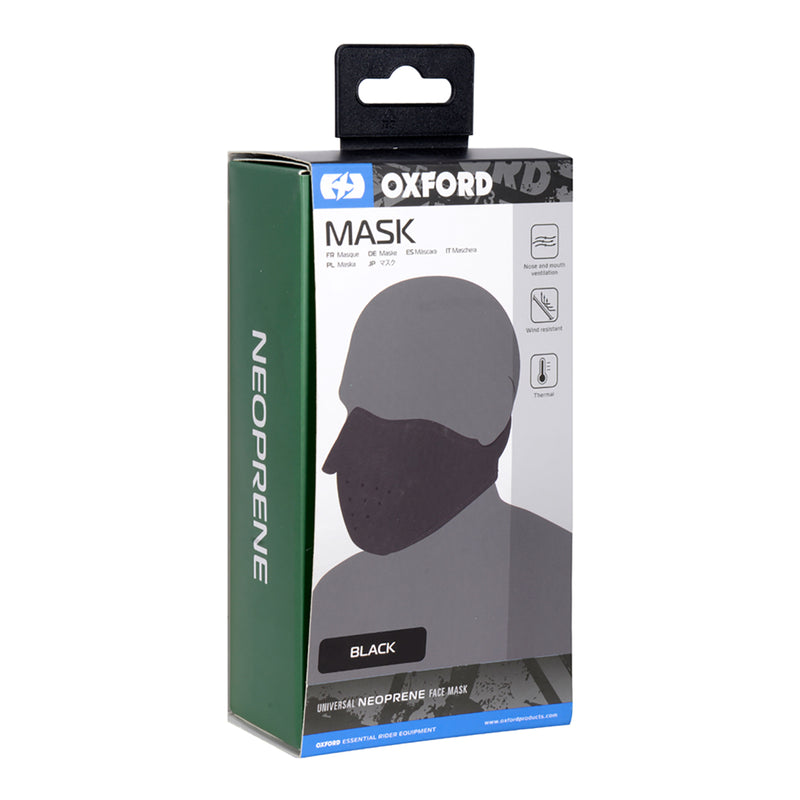 Load image into Gallery viewer, Oxford Neoprene Face Mask - Black