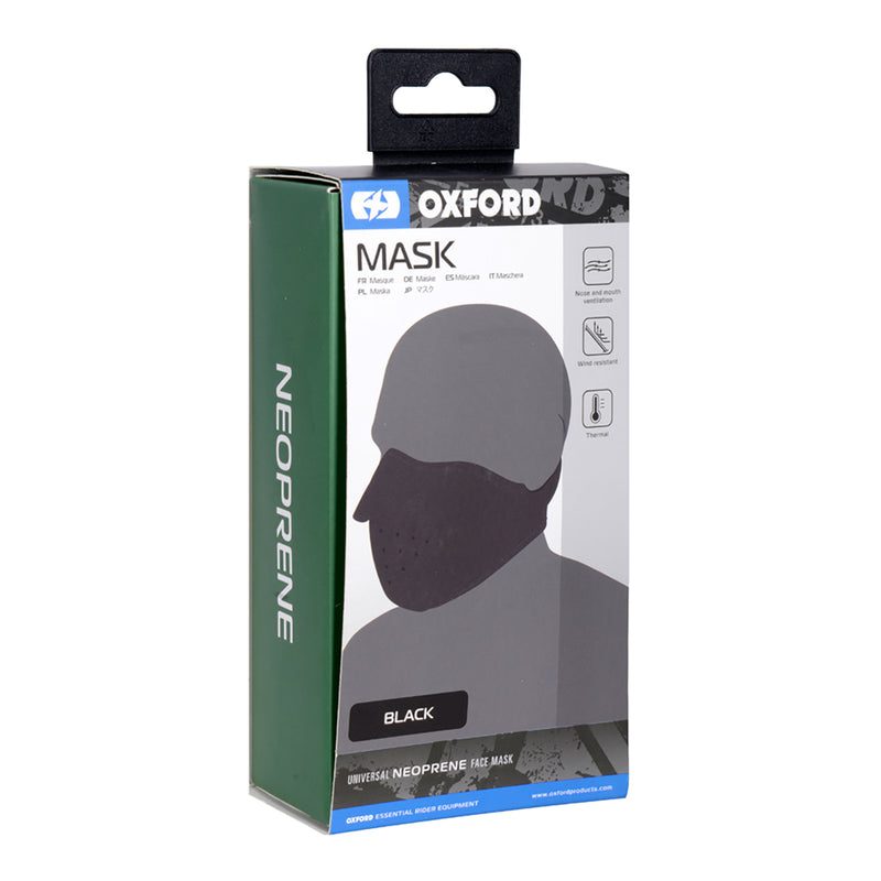Load image into Gallery viewer, Oxford Neoprene Face Mask - Black