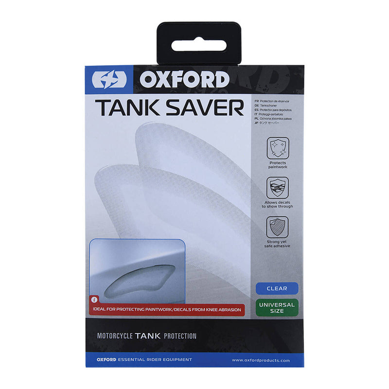 Load image into Gallery viewer, Oxford Tank Saver Knee Pad Clear (Pair)