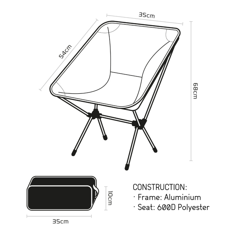 Load image into Gallery viewer, Oxford Camping Chair