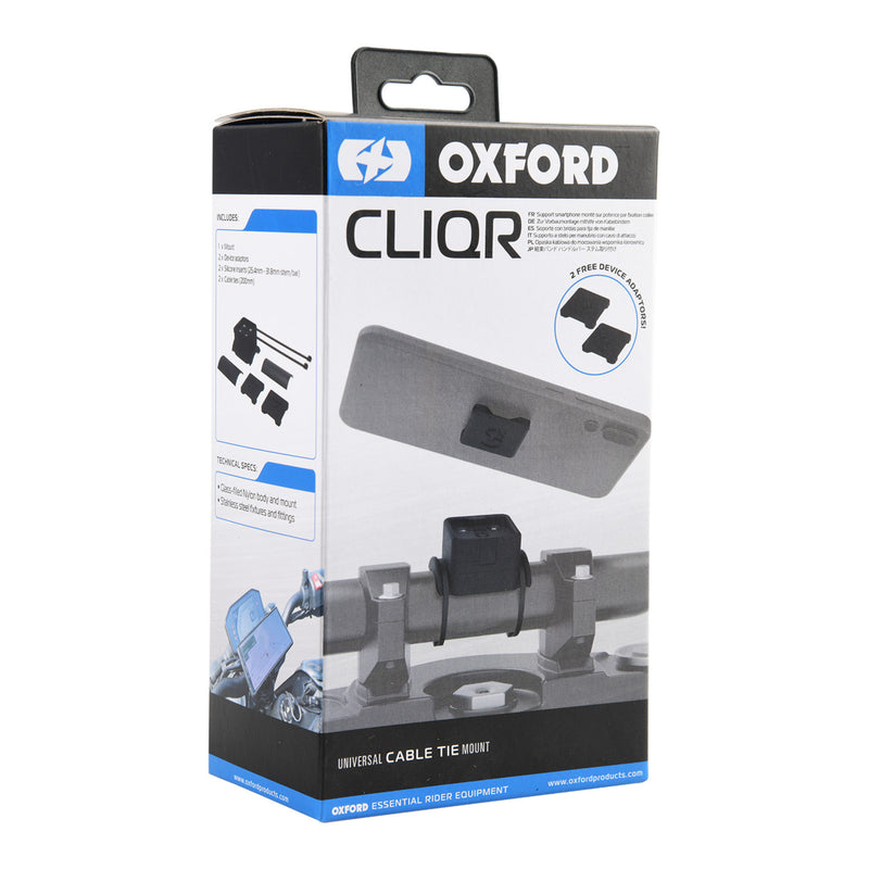Load image into Gallery viewer, Oxford CLIQR Motorcycle Cable Tie Mount