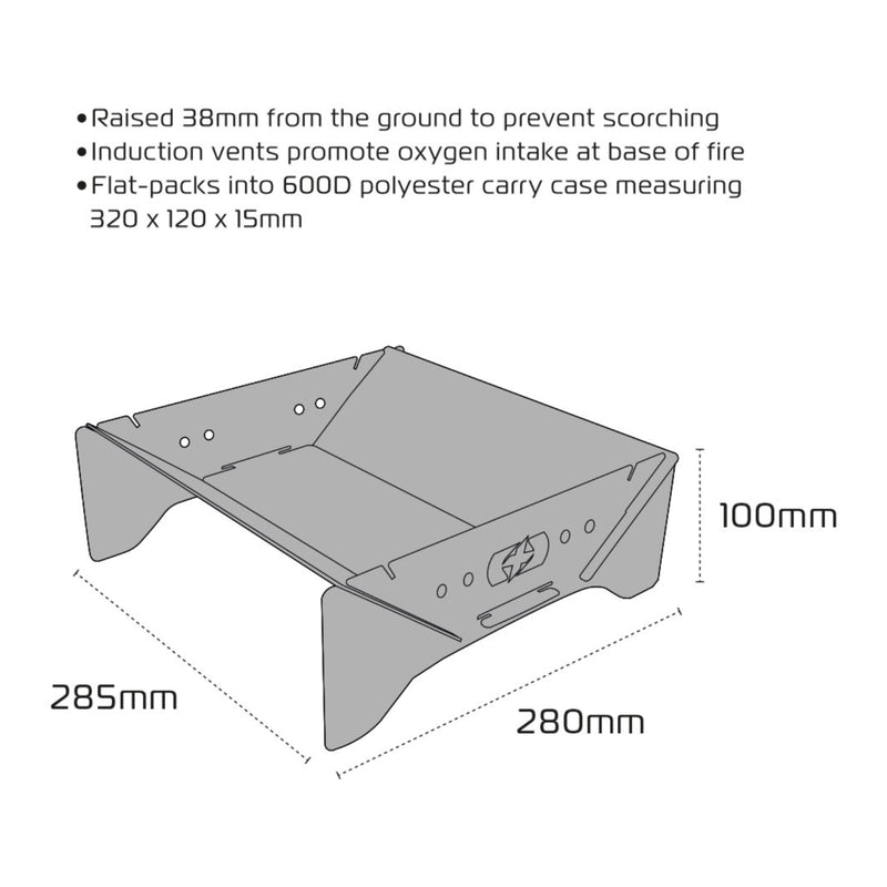 Load image into Gallery viewer, Oxford Fire Pit (includes the Carrying Case)