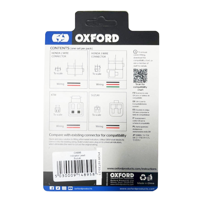 Load image into Gallery viewer, Oxford Indicator Leads - Suzuki