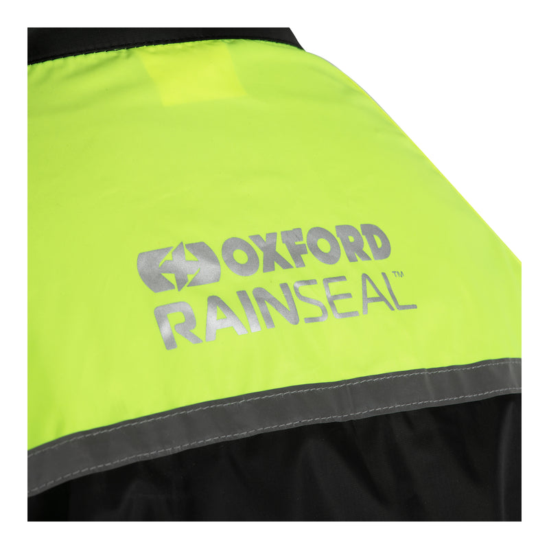 Load image into Gallery viewer, Oxford Rainseal Over Jacket - Black / Fluro