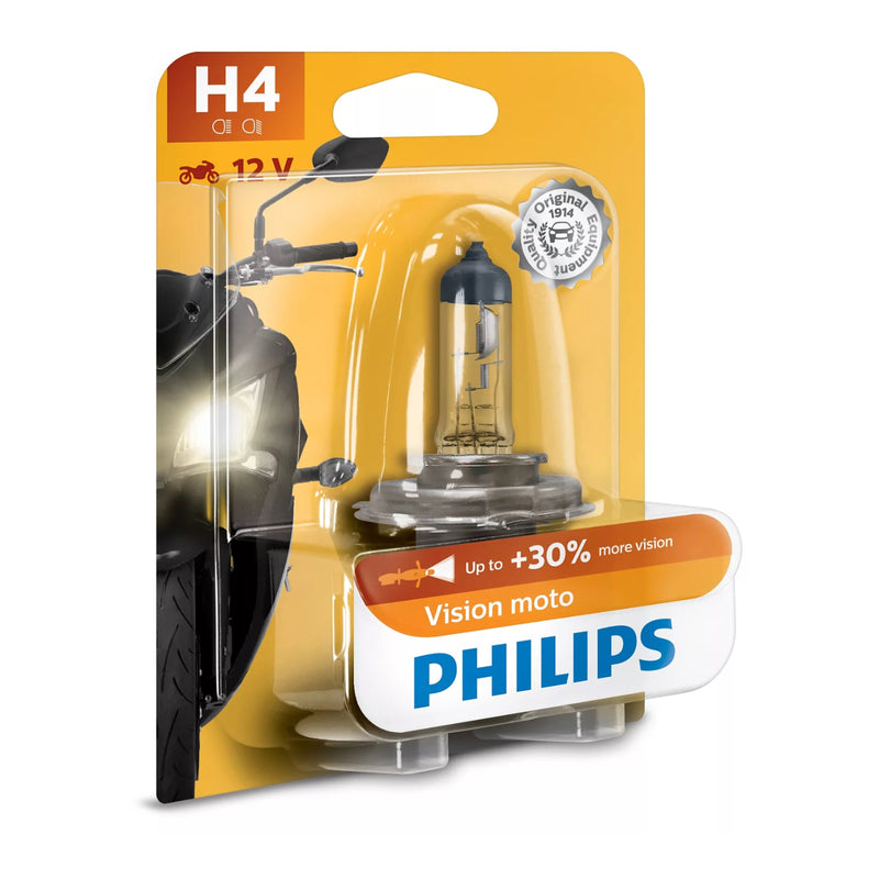 Load image into Gallery viewer, Philips Bulb H4 12342 PR 12V 60/55W P43T-38 BW Vision Moto