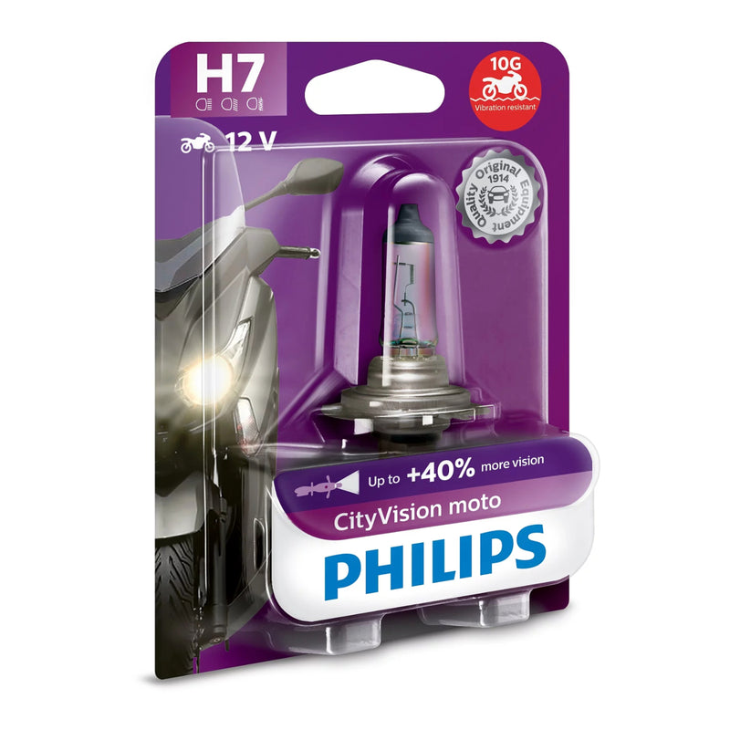 Load image into Gallery viewer, Philips Bulb H7 12972 CTV 12V 55W PX26D BW City Vision