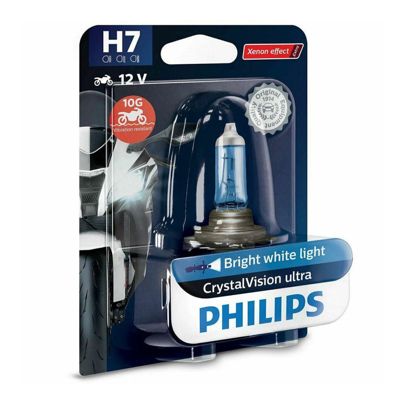 Load image into Gallery viewer, Philips Bulb H7 12972 CVU 12V 55W PX26D BW Crystal Vision