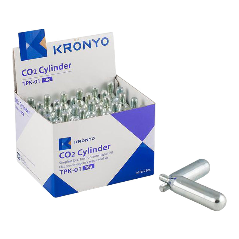 Load image into Gallery viewer, Kronyo CO2 Cylinders - 16g (30 Pack)