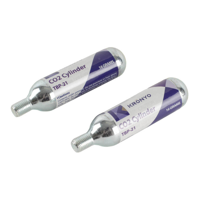 Load image into Gallery viewer, Kronyo CO2 Cylinders - 16g (2 Pack)
