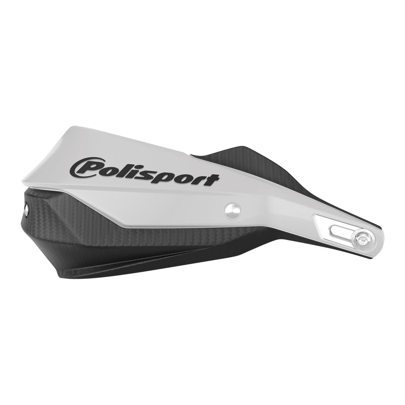 Load image into Gallery viewer, Polisport Trail Blazer Handguard with Metal Bar - Black / White