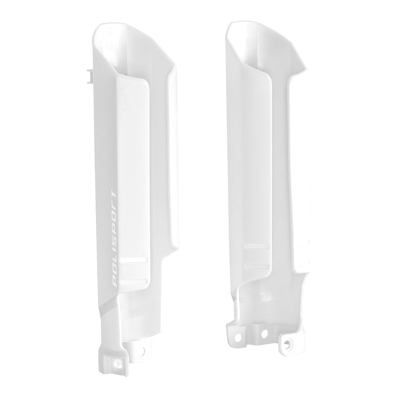 Load image into Gallery viewer, Polisport Fork Guards Full Wrap Around Beta RR ('19-'21) - White