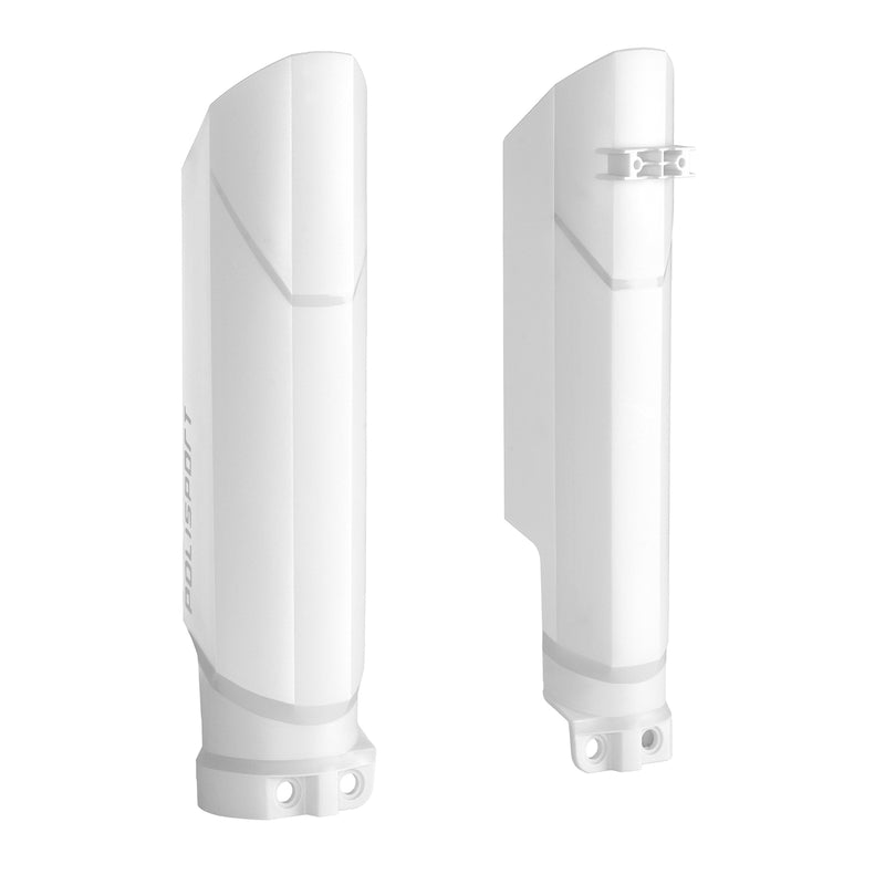 Load image into Gallery viewer, Polisport Fork Guards Full Wrap Around Beta RR ('19-'21) - White