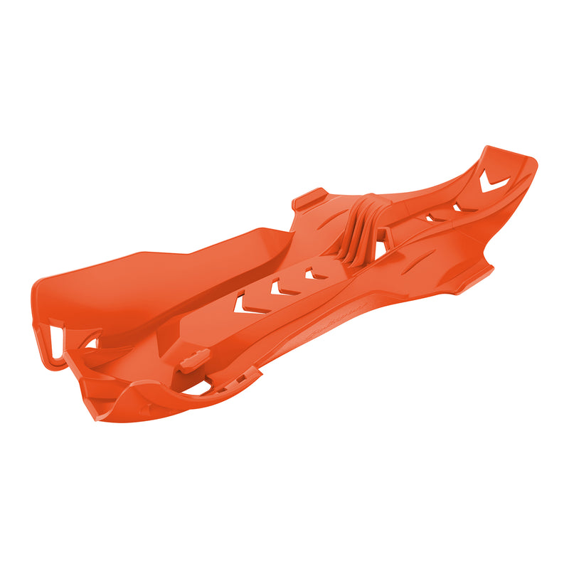 Load image into Gallery viewer, Polisport Fortress Skid Plate with Linkage Cover KTM - Orange