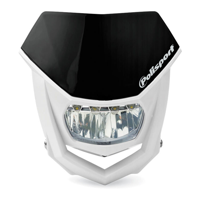 Load image into Gallery viewer, Polisport Halo LED Headlight - Black/White