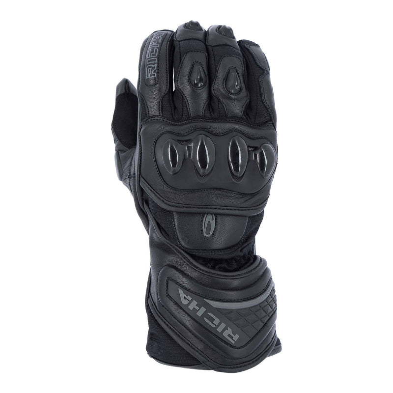 Load image into Gallery viewer, Richa Warrior Evo Leather Sport Glove - Black