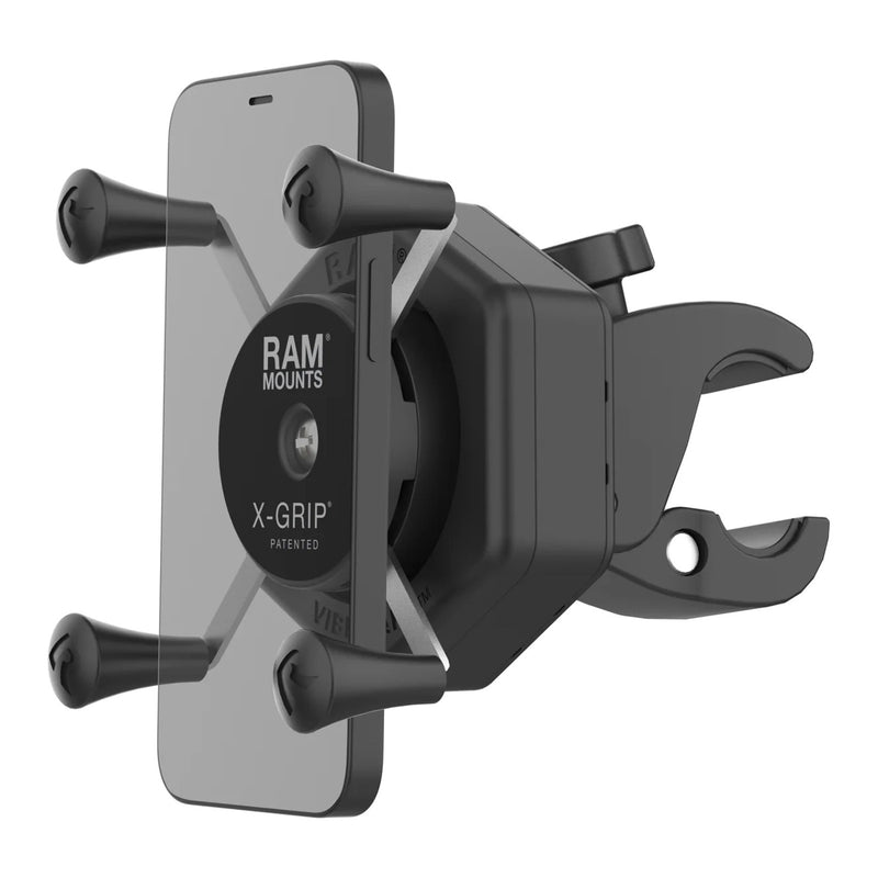 Load image into Gallery viewer, RAM X-Grip Phone Mount with Vibe-Safe & Small Tough-Claw