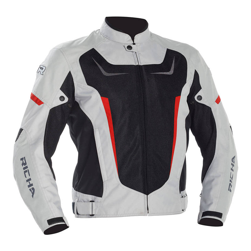 Load image into Gallery viewer, Richa Airstrike 2 Jacket - Grey / Black / Red