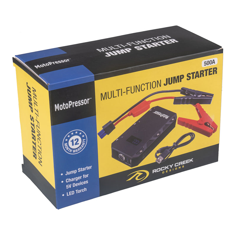 Load image into Gallery viewer, Rocky Creek Motor Pressor Jump Starter 500amp (UN3481)