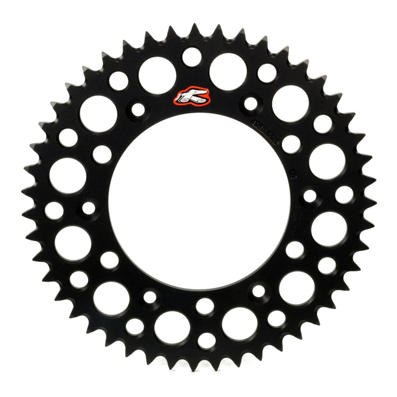 Load image into Gallery viewer, Renthal Sprocket Rear Black 49T Alloy 7075 T6 Grooved