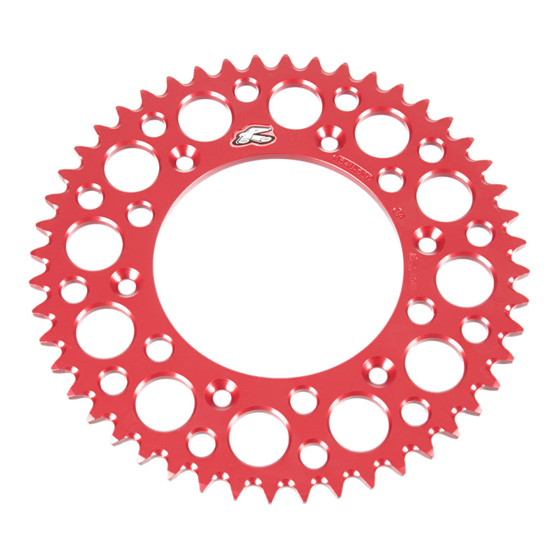 Load image into Gallery viewer, Renthal Sprocket Rear Red 48T Alloy 7075 T6 Grooved
