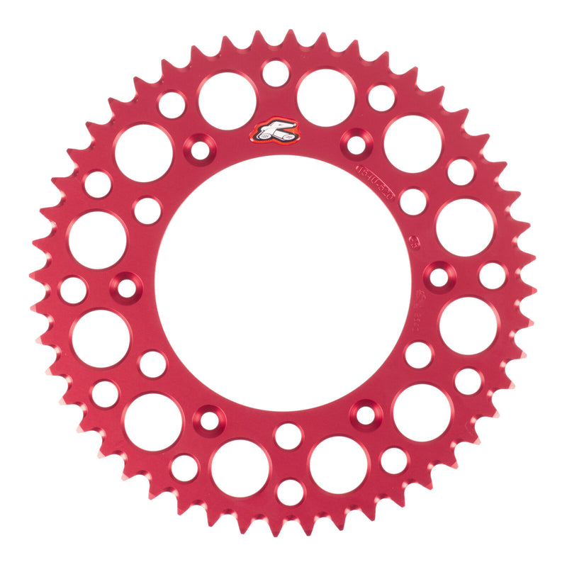 Load image into Gallery viewer, Renthal Sprocket Rear Red 48T Alloy 7075 T6 Grooved