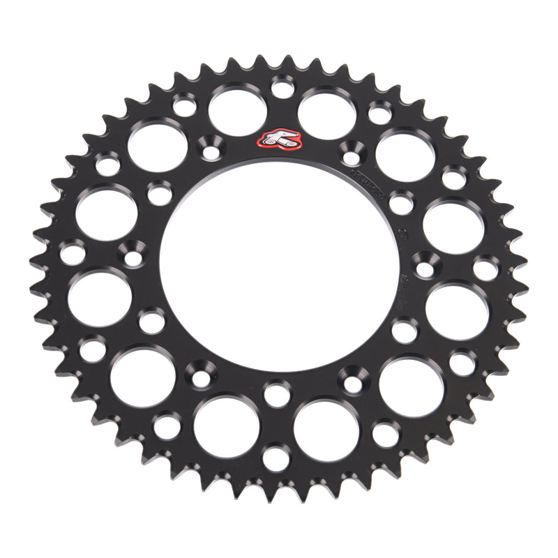 Load image into Gallery viewer, Renthal Sprocket Rear Black 50T Alloy 7075 T6 Grooved