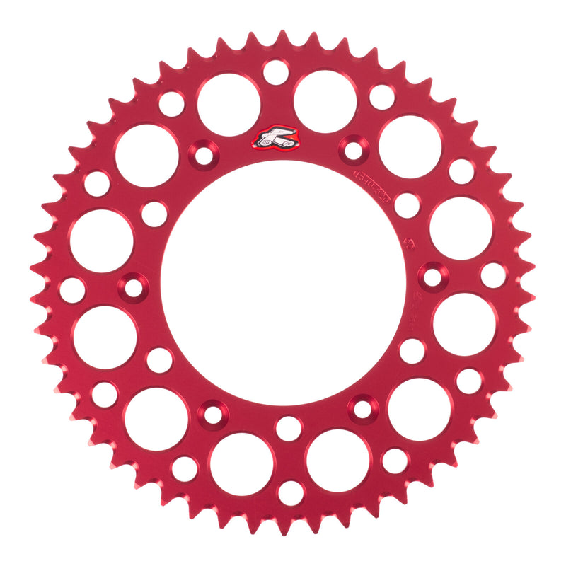 Load image into Gallery viewer, Renthal Sprocket Rear Red 50T Alloy 7075 T6 Grooved