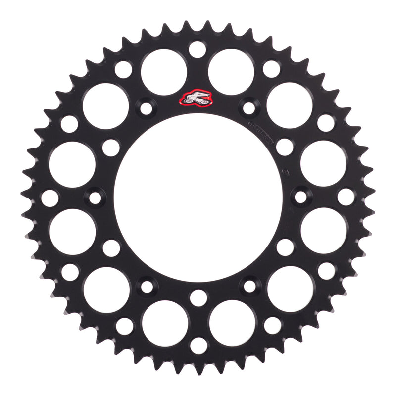 Load image into Gallery viewer, Renthal Sprocket Rear Black 51T Alloy 7075 T6 Grooved