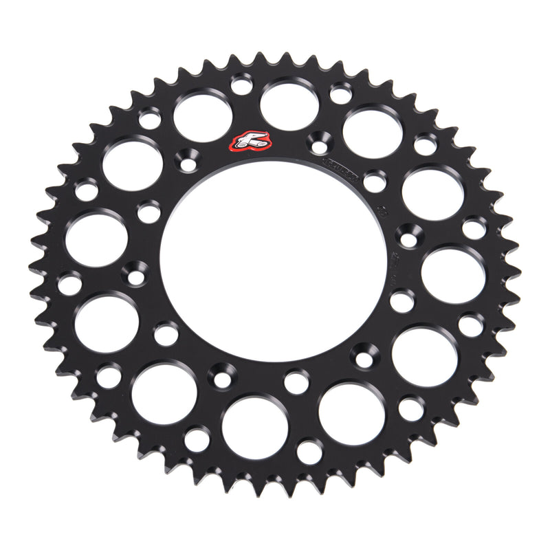 Load image into Gallery viewer, Renthal Sprocket Rear Black 52T Alloy 7075 T6 Grooved