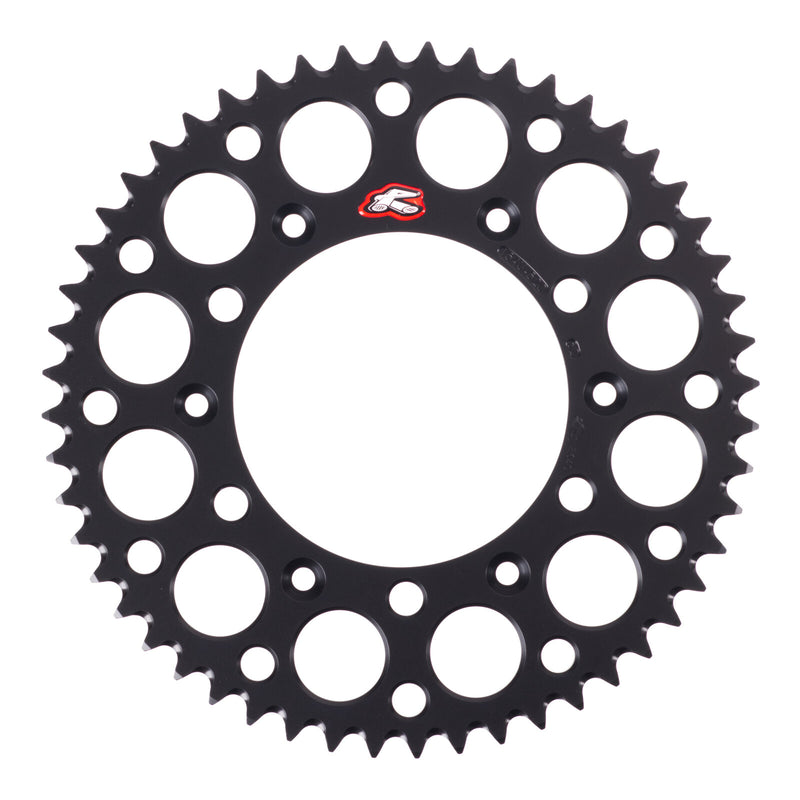 Load image into Gallery viewer, Renthal Sprocket Rear Black 52T Alloy 7075 T6 Grooved