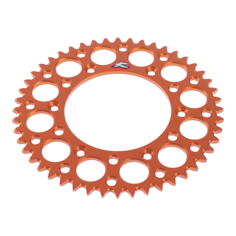 Load image into Gallery viewer, Renthal Sprocket Rear Orange 48T Alloy 7075 T6 Grooved KTM