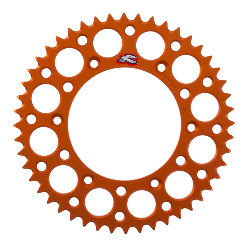 Load image into Gallery viewer, Renthal Sprocket Rear Orange 48T Alloy 7075 T6 Grooved KTM
