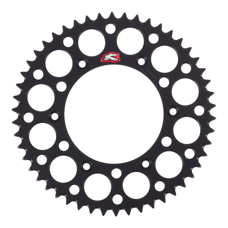Load image into Gallery viewer, Renthal Sprocket Rear Black 50T Alloy 7075 T6 Grooved