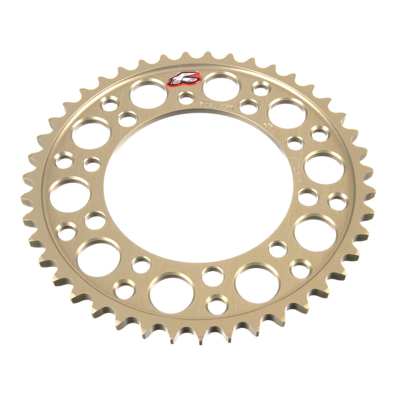 Load image into Gallery viewer, Renthal Sprocket Rear Silver 43T Alloy 7075 T6 Grooved Suzuki