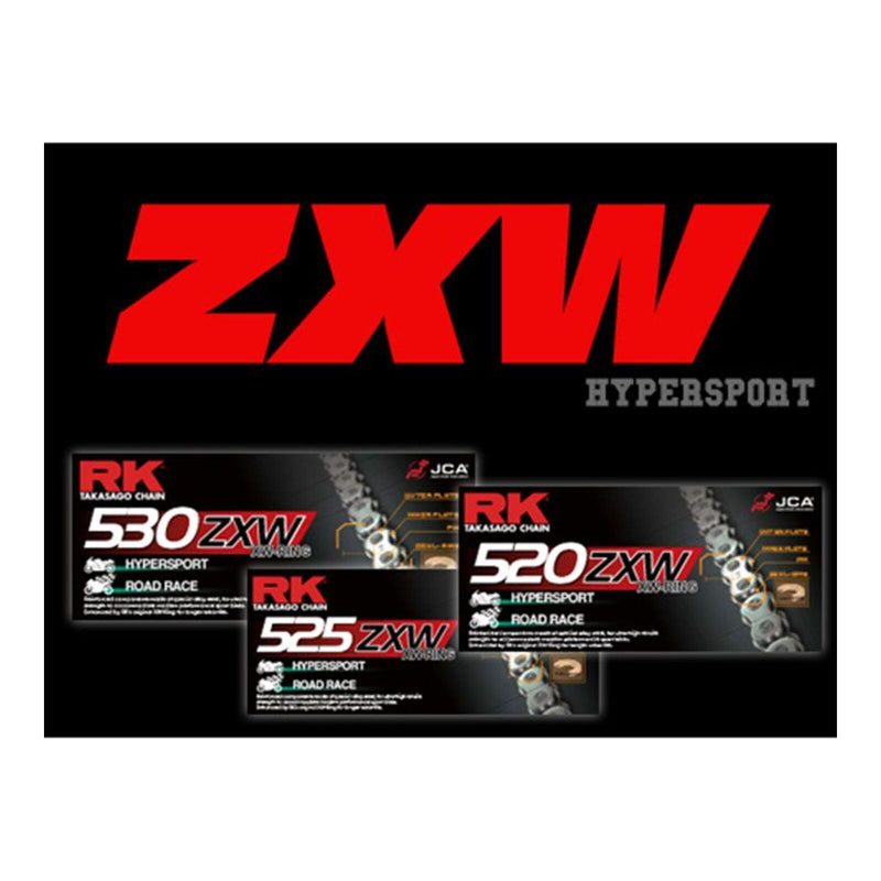 Load image into Gallery viewer, RK Chain 520ZXW XW-Ring Chain Hypersports - Black