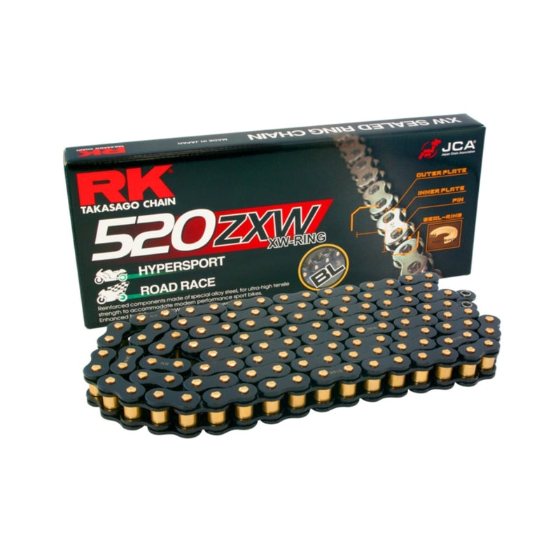 Load image into Gallery viewer, RK Chain 520ZXW XW-Ring Chain Hypersports - Black