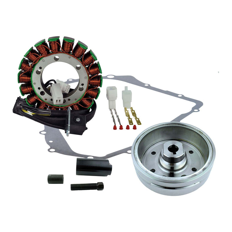 Load image into Gallery viewer, Kit Improved Flywheel + Puller + Stator + Gasket (RM23049)