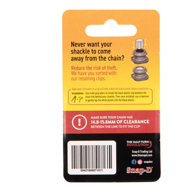 Load image into Gallery viewer, Snap-D 2-pack Anti-Theft Retaining Clip