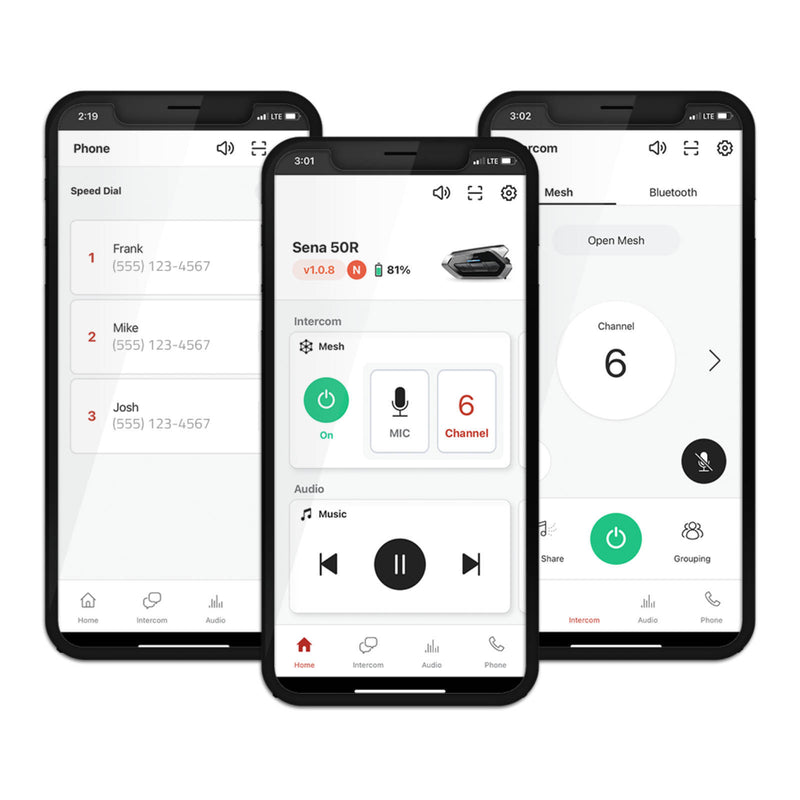 Load image into Gallery viewer, Sena 50R Low Profile Comm System with Sound by Harman Kardon (Dual Kit)