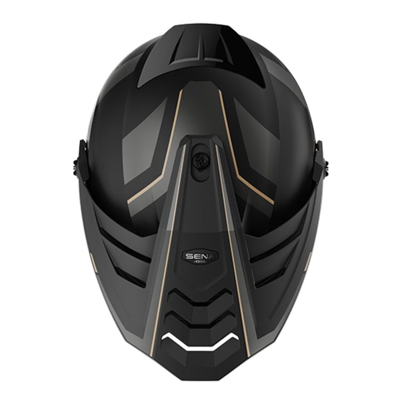 Load image into Gallery viewer, Sena Outlander Smart ADV Dual-Sport Helmet - Matte Black