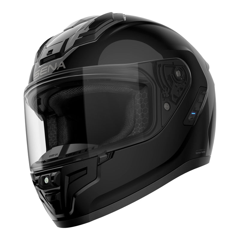 Load image into Gallery viewer, Sena Phantom ANC Smart Helmet with Mesh Comms - Gloss Black