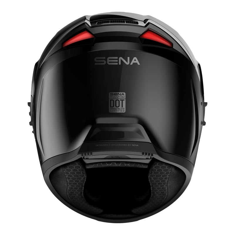 Load image into Gallery viewer, Sena Phantom ANC Smart Helmet wih Mesh Communications - Matte Black