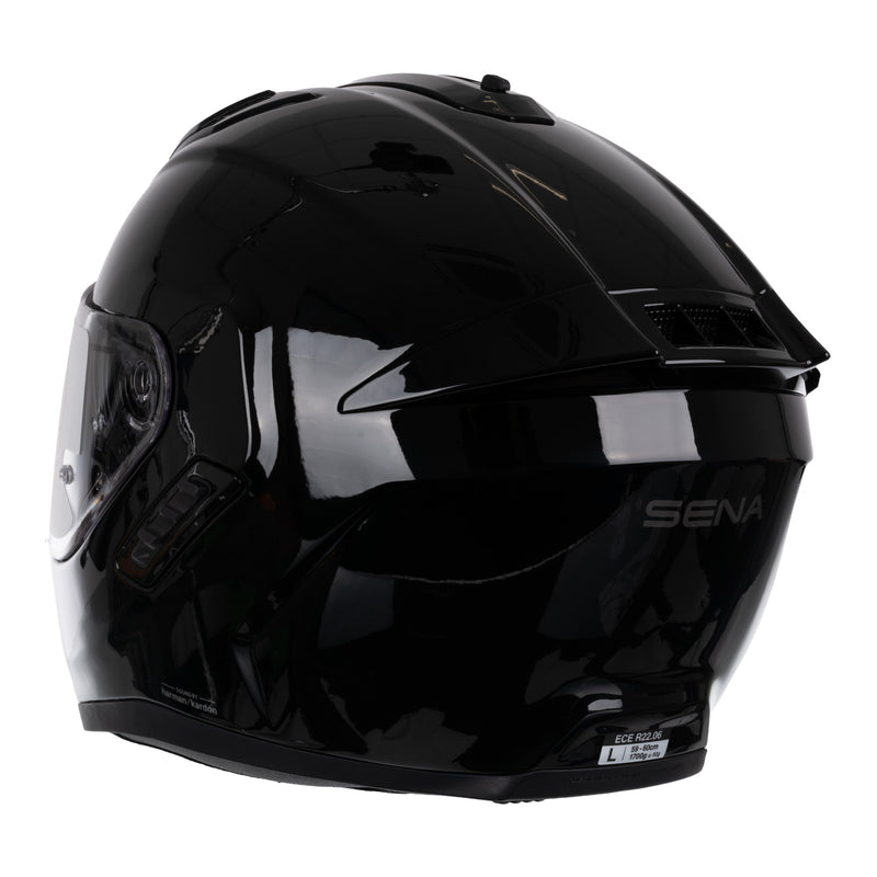Load image into Gallery viewer, Sena Phantom Smart Helmet with Mesh Comms - Gloss Black