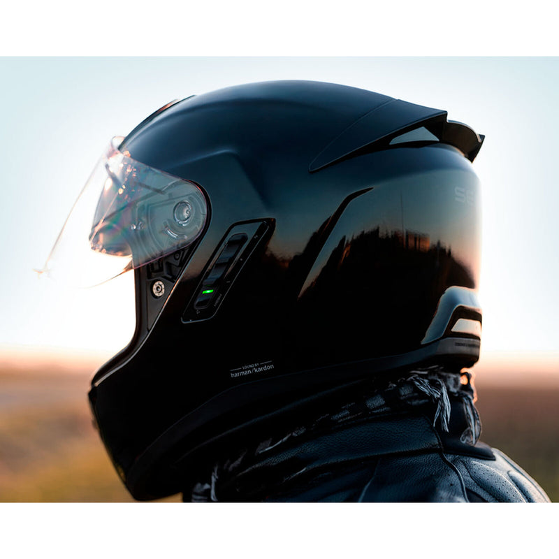 Load image into Gallery viewer, Sena Phantom Smart Helmet with Mesh Comms - Gloss Black