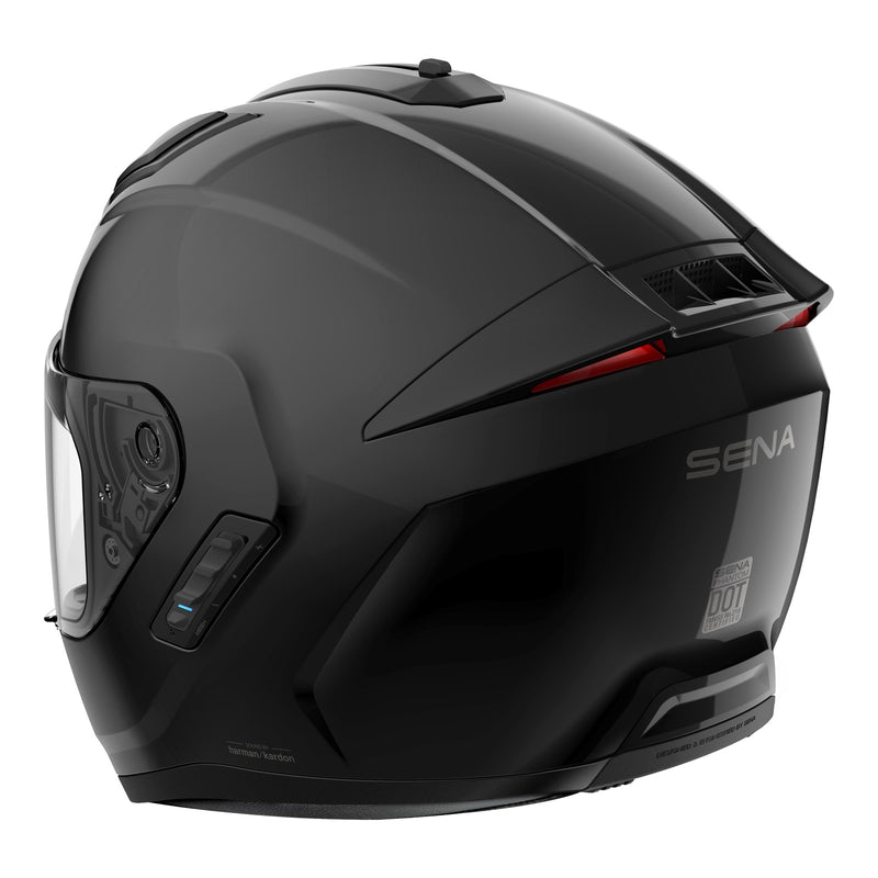 Load image into Gallery viewer, Sena Phantom Smart Helmet with Mesh Comms - Matte Black