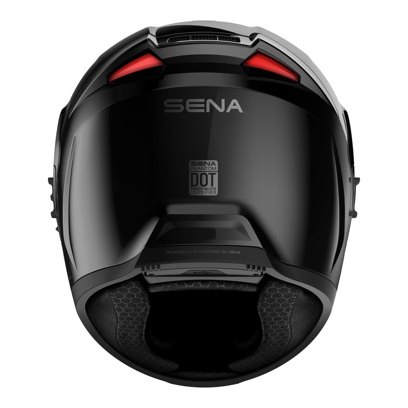 Load image into Gallery viewer, Sena Phantom Smart Helmet with Mesh Comms - Matte Black