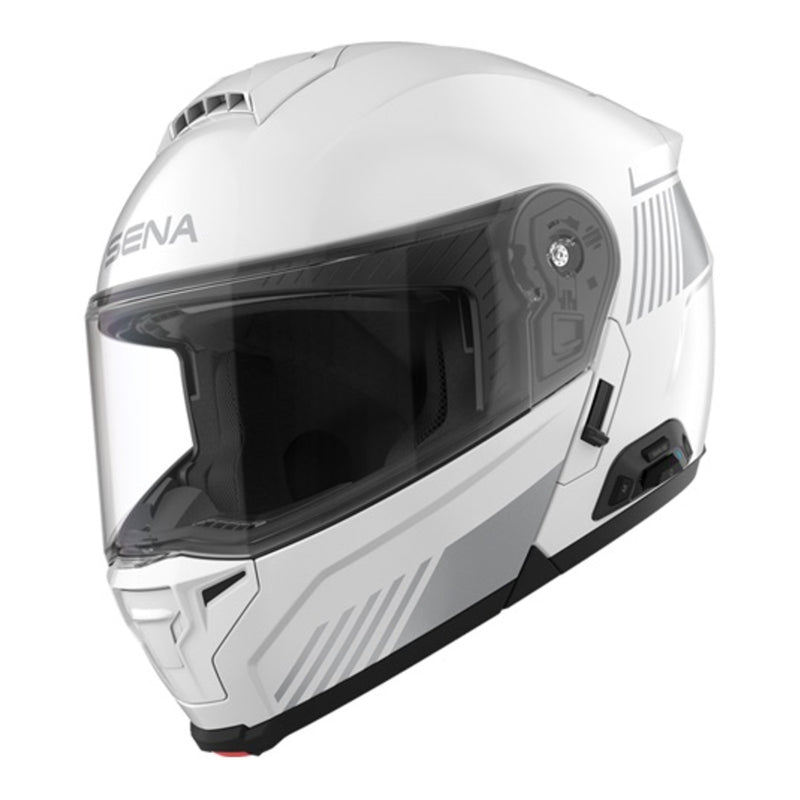 Load image into Gallery viewer, Sena Specter Smart Modular Touring Helmet - Gloss White