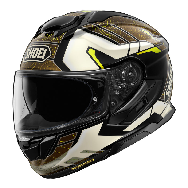 Load image into Gallery viewer, Shoei GT-Air 3 Hike TC11 - White / Brown / Hi-Vis Yellow